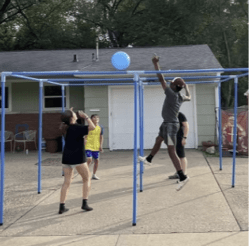 Four Square in the Air